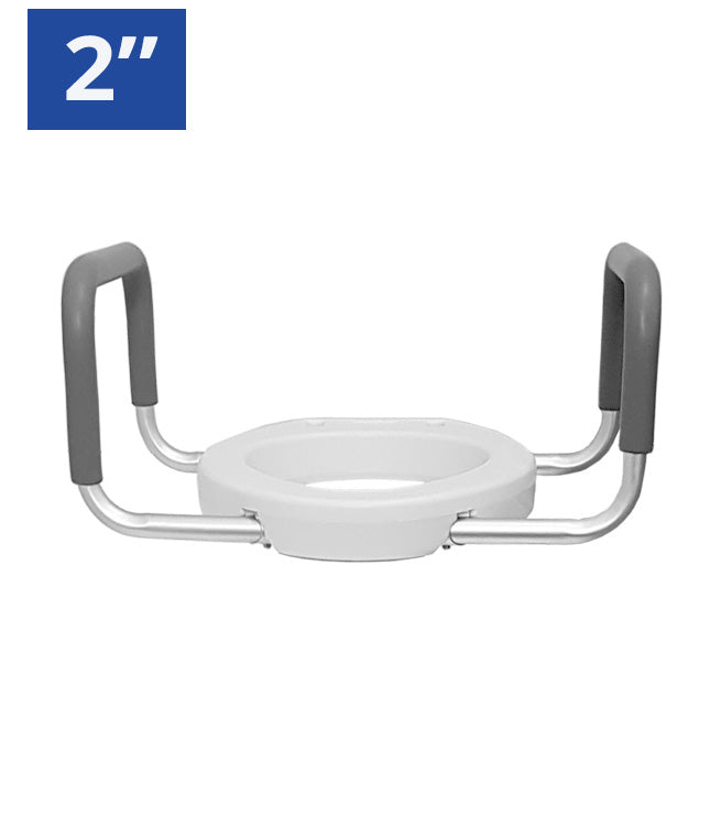 Mobb+ 2” Raised Toilet Seat with Arms